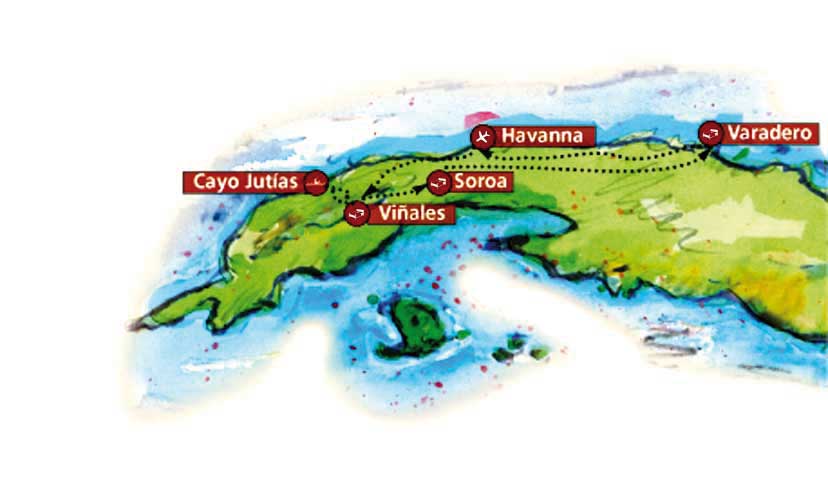 Tour Cuba Occidentale - Itinerario